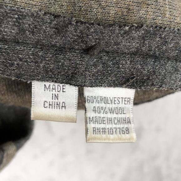 ANTHROPOLOGIE SINE Wool Blend Dress Sz 8 Gray Beige‎ Raw Edges Patchwork S/S - Picture 5 of 10